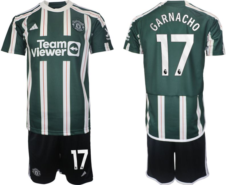 Men 2023-2024 Club Manchester United away green #17 Soccer Jersey->inter milan jersey->Soccer Club Jersey